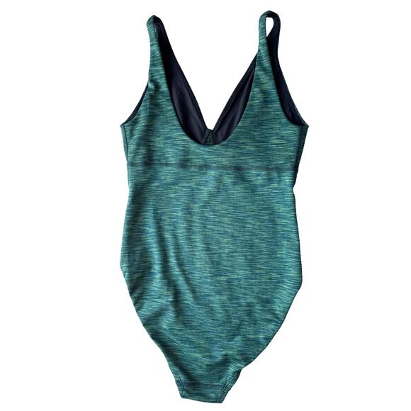 Outdoor Voices FreeForm Leotard in Space Dye Green Size Small - Picture 2 of 5